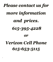 Please contact us for 
more information 
and  prices.
 615-395-4228 
or 
Verizon Cell Phone 615-653-5115
ArabianDQ@aol.com
