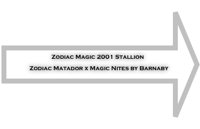 Zodiac Magic 2001 Stallion
Zodiac Matador x Magic Nites by Barnaby